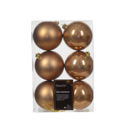 Palline per Albero di Natale 8cm (6 pezzi)