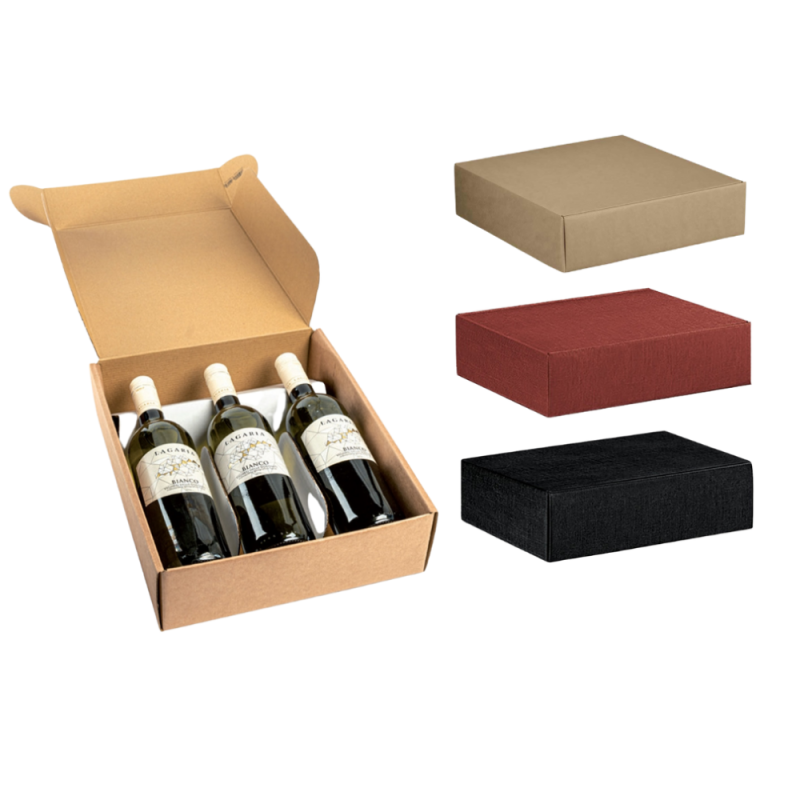 Scatola Cantinetta per Tre Bottiglie