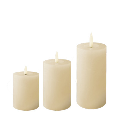 Candele Led Decorative Crema