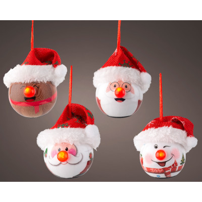 Sfera personaggio led 7cm