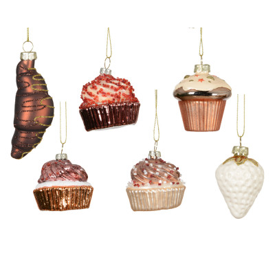 Dolcetti in Vetro con Gancio 6cm