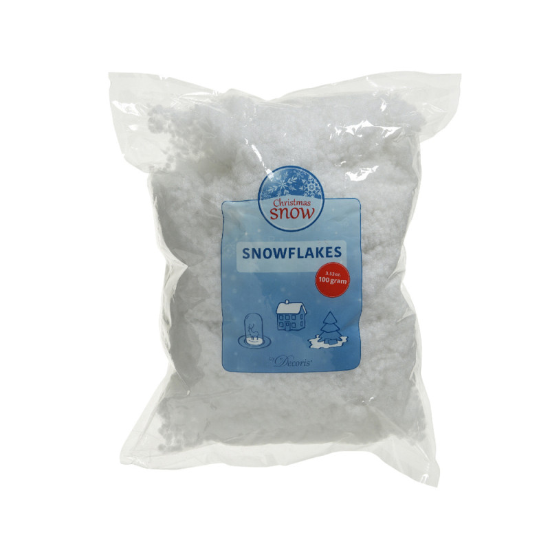 Busta fiocchi di neve artificiali 100gr