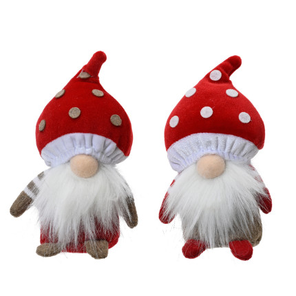 Gnomo in Poliestere 14,6cm - Decorazione Autunnale