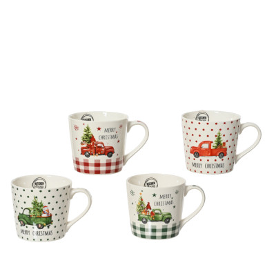 Tazza Merry Christmas con Macchina