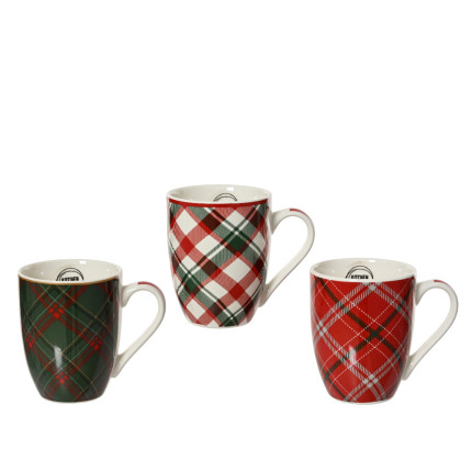 Tazza Scozzese In Porcellana