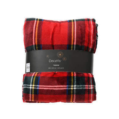 Plaid scozzese in flanella