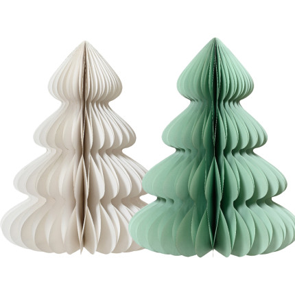 Albero di Natale plissé in carta 60cm