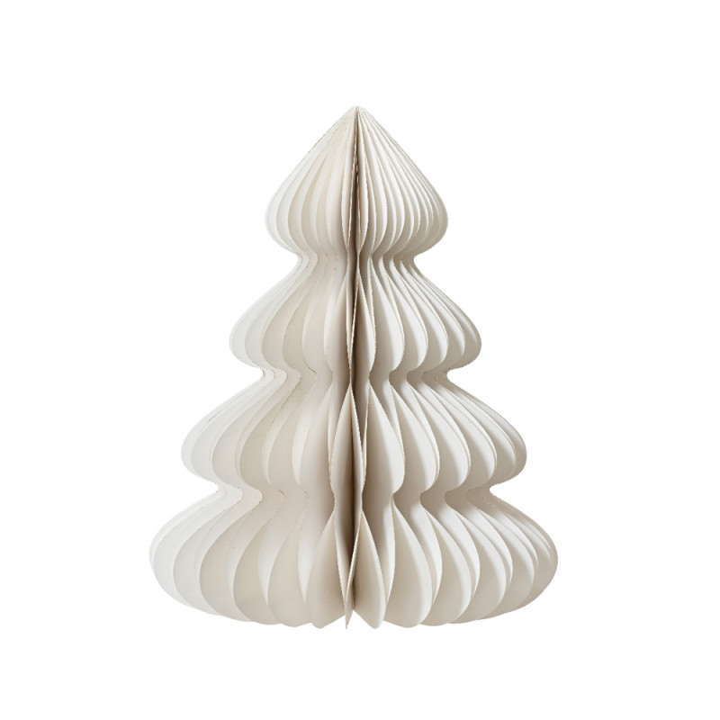 Albero di Natale plissé in carta 60cm
