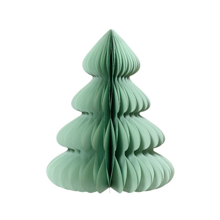 Albero di Natale plissé in carta 60cm