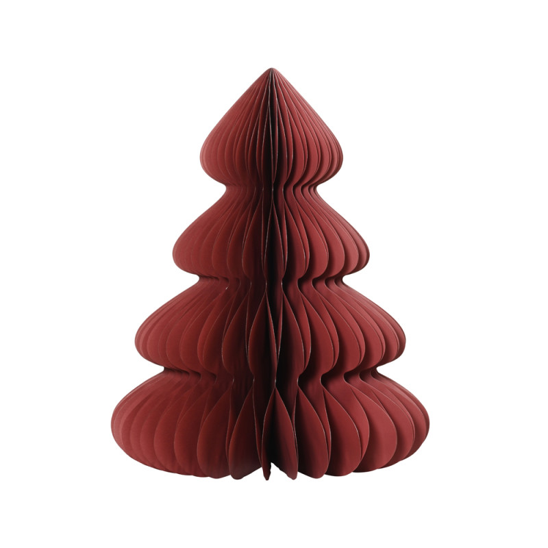 Albero di Natale plissé in carta 60cm
