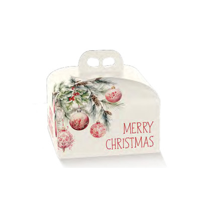 Scatola porta panettone 1KG Addobbi Natale
