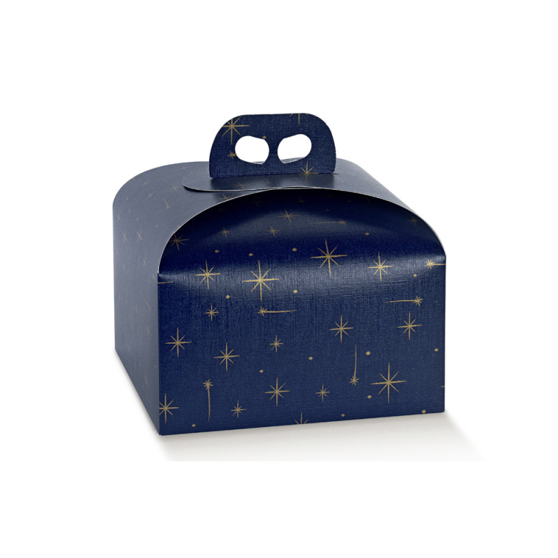 Scatole Portapanettone con Manico 1Kg Night