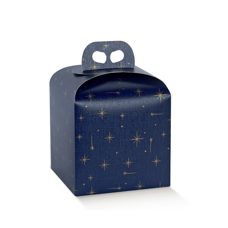 Scatole Portapanettone con Manico 1Kg Night
