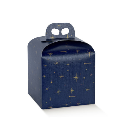 Scatole Portapanettone con Manico 1Kg Night