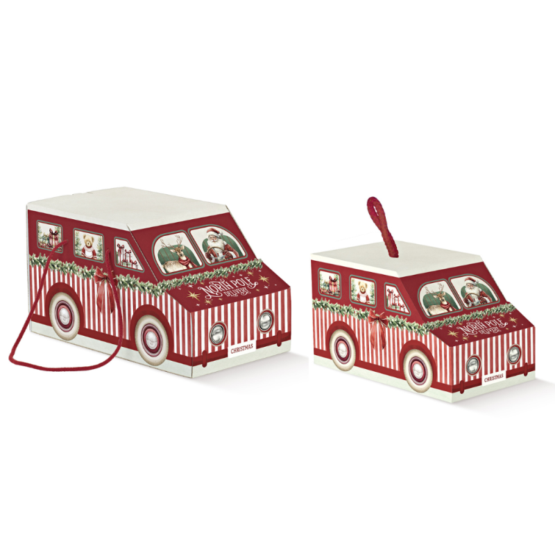 Furgoncino con Cordini Market Rosso