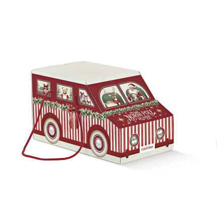 Furgoncino con Cordini Market Rosso