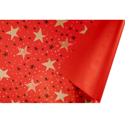 Tondi Carta Polipropilene Stardust Rosso (10 Pezzi)
