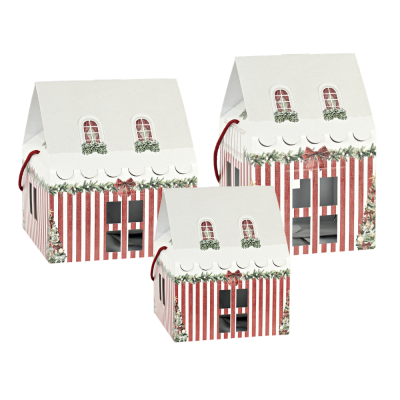 Porta panettone Maison Con Cordini Market Rosso