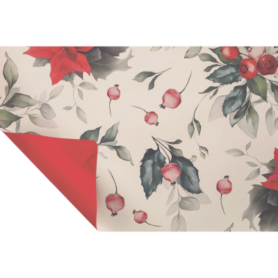 Fogli Carta in Polipropilene Xmas Flower 2