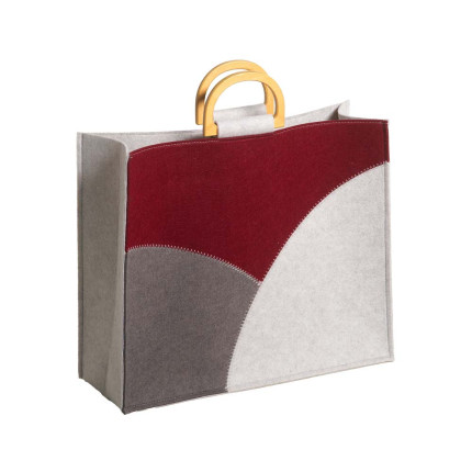 Borsa Borgogna Gastronomica in Feltro Alta