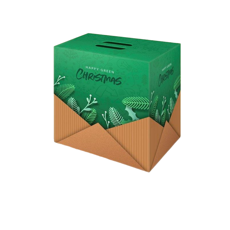 Scatola per Panettone e Bottiglia Verde