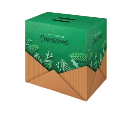 Scatola per Panettone e Bottiglia Verde