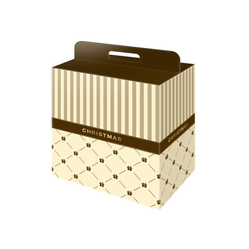 Scatola per Panettone e Bottiglia Buone Feste