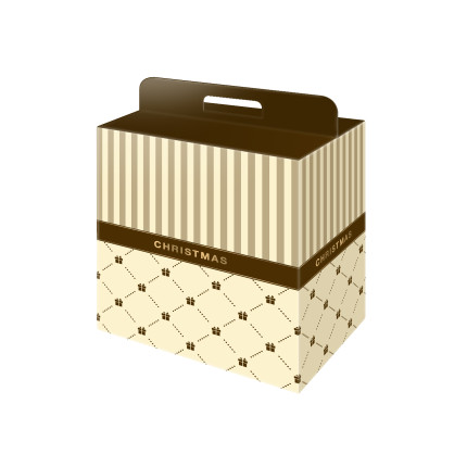 Scatola per Panettone e Bottiglia Buone Feste
