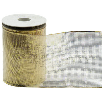 Nastro rete lurex animato oro