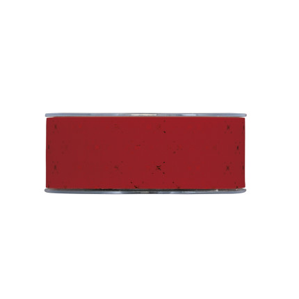 Nastro Lino Laminato rosso