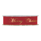 Nastro Velluto Merry Christmas Oro