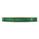 Nastro Gros Grain Merry Christmas Oro