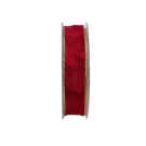Nastro Raso Bordo Oro Animato