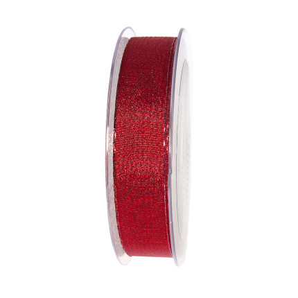 Nastro tessuto lurex rosso