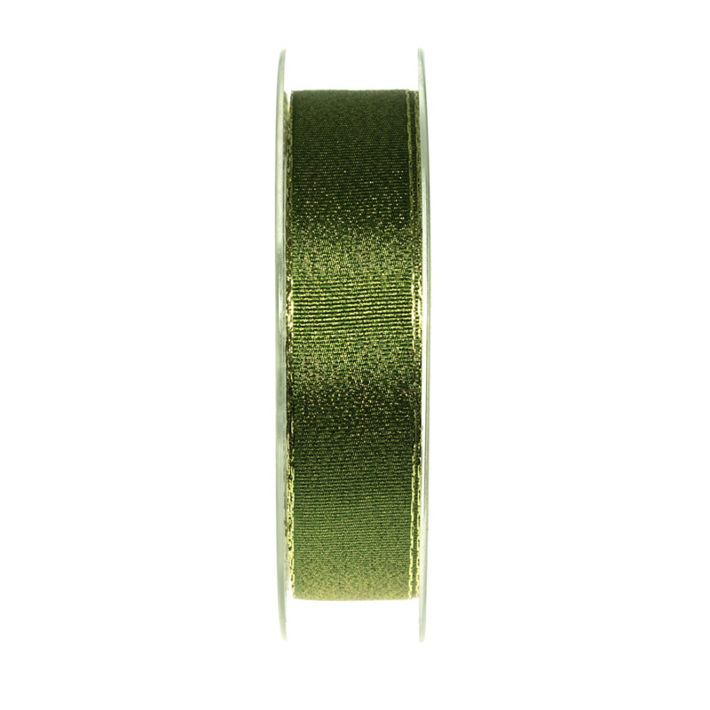Nastro tessuto lurex verde