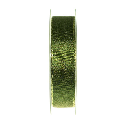Nastro tessuto lurex verde