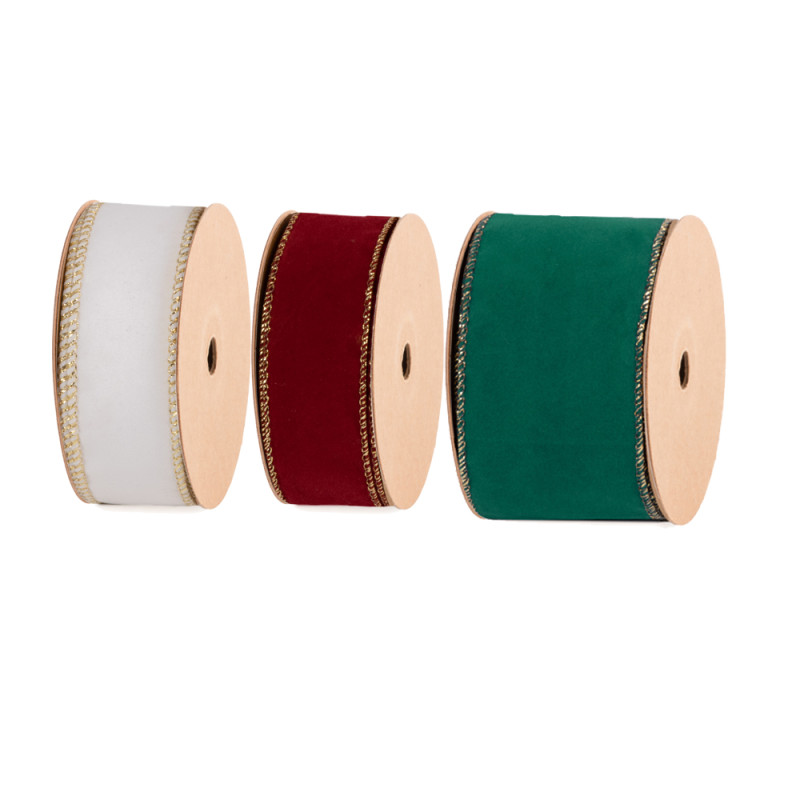Nastro Velluto Presley Animato, disponibile in più colori in due altezze