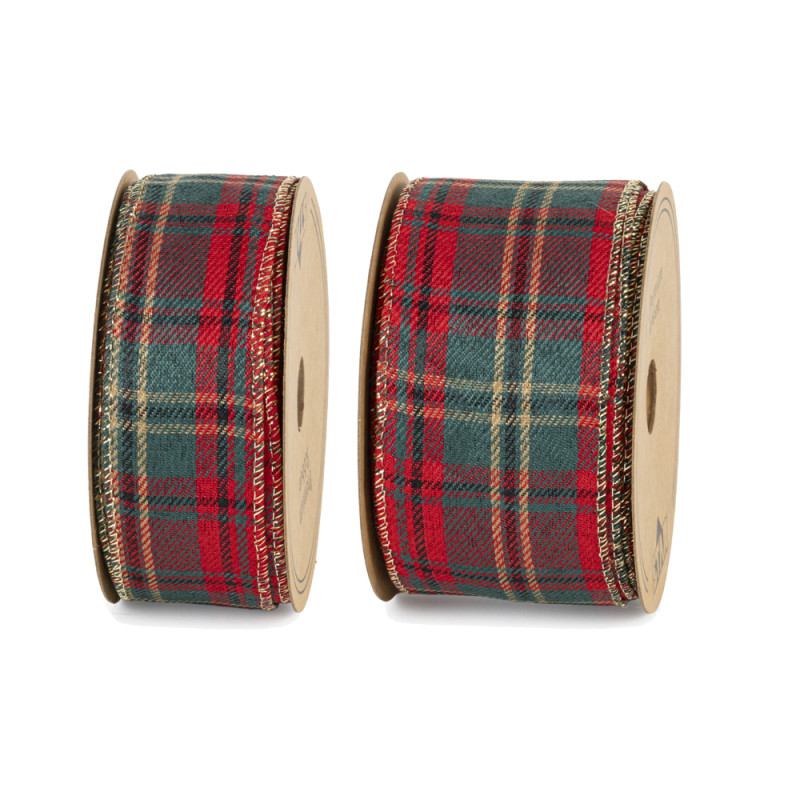Nastro Tessuto Tartan