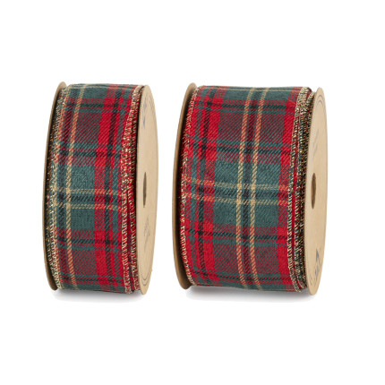 Nastro Tessuto Tartan