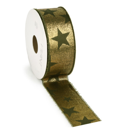 Nastro Tessuto Glam Star verde