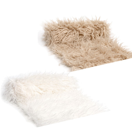 Runner Furry Long nocciola e panna