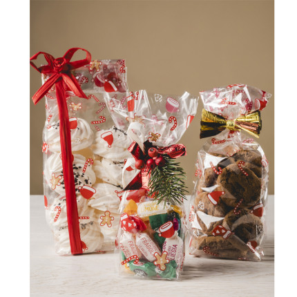 Buste Regalo in Polipropilene Xmas Party (50 Pezzi)