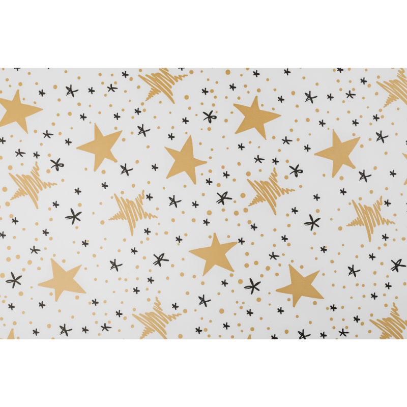 Buste Regalo in Polipropilene Stardust Bianco (25 Pezzi)
