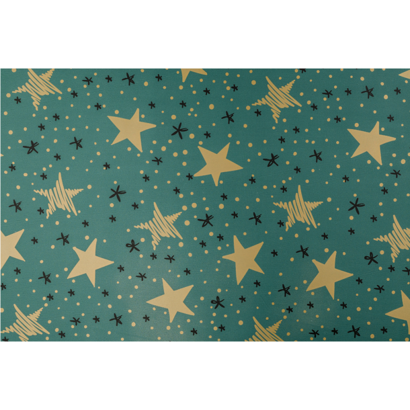 Buste Regalo in Polipropilene Stardust Verde (25 Pezzi)