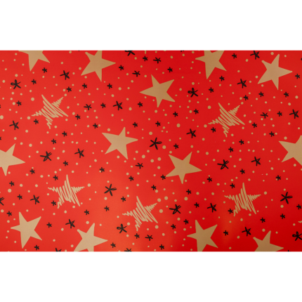 Buste Regalo in Polipropilene Stardust Rosso (25 Pezzi)