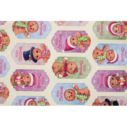 Buste Regalo Gingerbread in Polipropilene