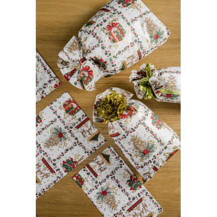 Buste Regalo in Polipropilene Xmas Dream (25 Pezzi)