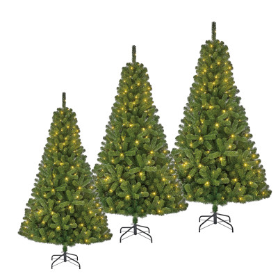ALBERO DI NATALE CLASSICO LED CHARLTON VERDE