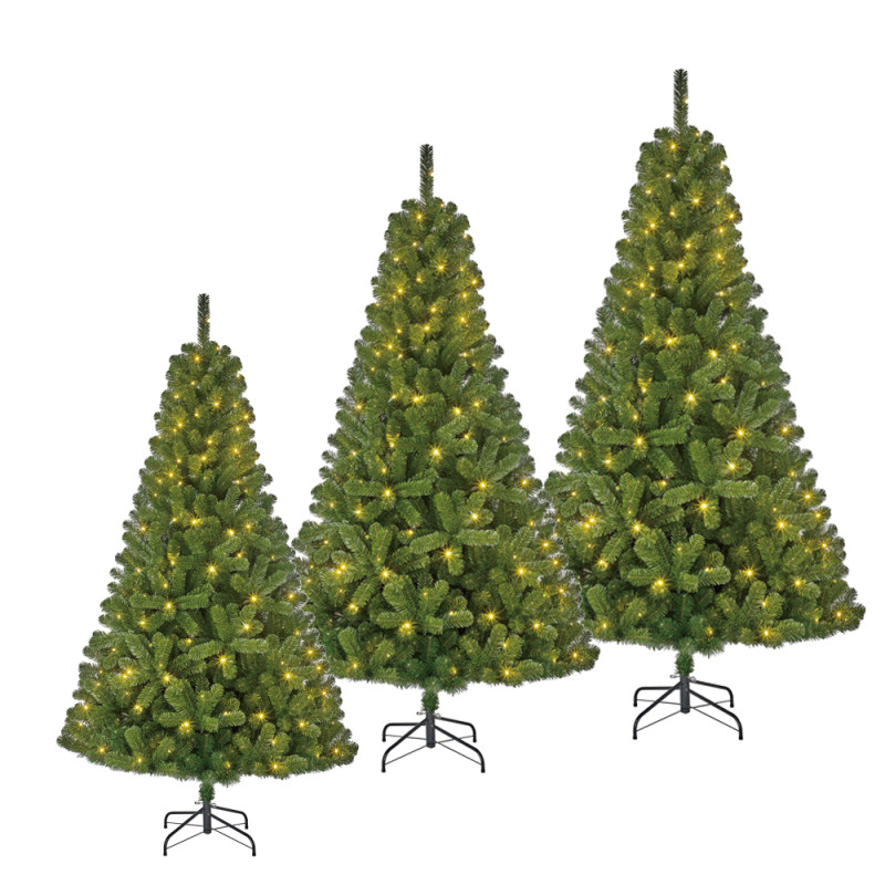 ALBERO DI NATALE CLASSICO LED CHARLTON VERDE