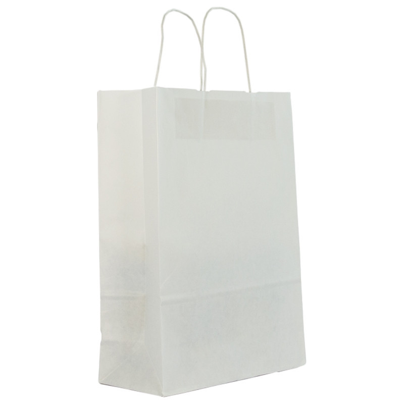 Sacchetti in carta con cordino ritorto avana o bianco